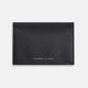 Navy Leather Bi-Fold Card Holder