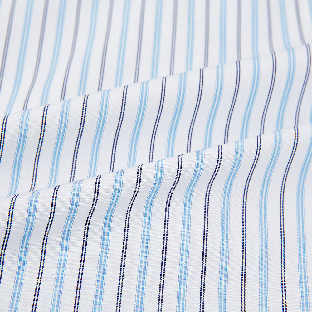 Blue Multi Halo Stripe Mayfair Shirt