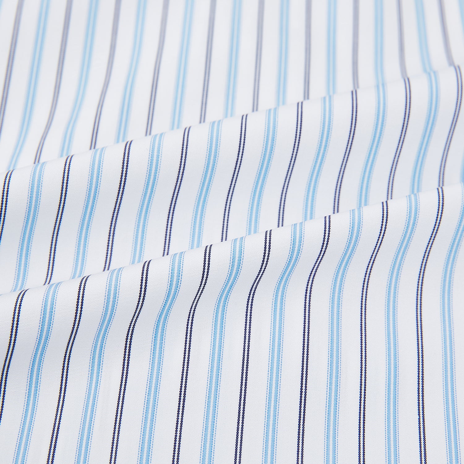 View 6 of product Blue Multi Halo Stripe Mayfair Shirt