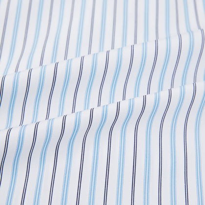 Blue Multi Halo Stripe Mayfair Shirt Image 5