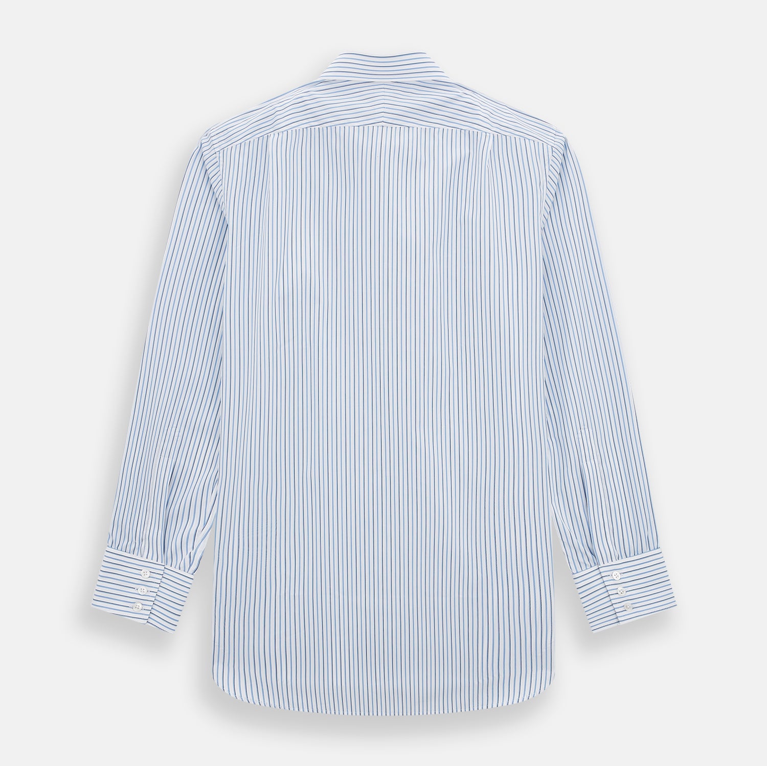 View 3 of product Blue and Navy Double Stripe Mayfair Shirt