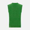 View 3 of product Grass Green Cashmere Round Neck Vest