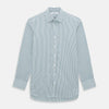 Light Petrol Micro Tattersall Check Mayfair Shirt