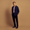 View 2 of product Navy Cashmere Duncan Knitted Shirt
