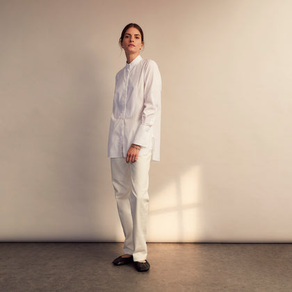 Turnbull and The Deck White Cotton Minimalist Shirt Image 3