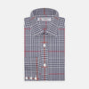 View 2 of product Navy and Red Prince of Wales Wide Check Cotton Fabric