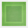 View 4 of product Fern Green Dot Silk Pocket Square