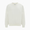 View 5 of product White Fine Merino V-Neck Jumper