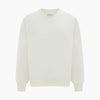 White Fine Merino V-Neck Jumper