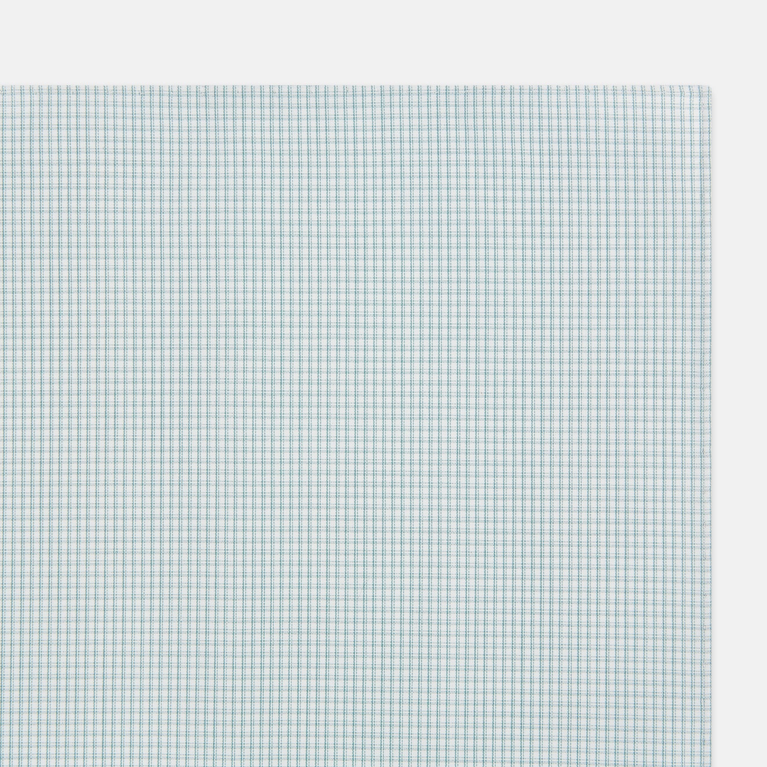 View 2 of product Sage Green Shadow Grid Check Hand-Rolled Handkerchief