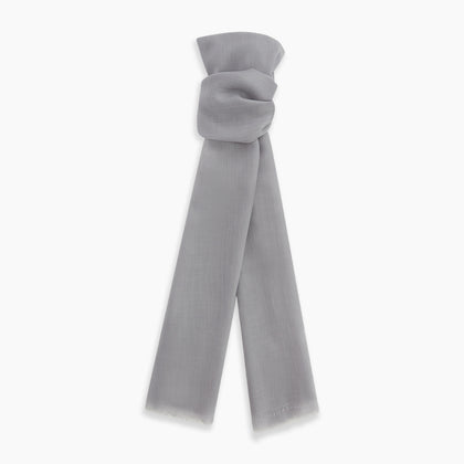 Grey Cashmere Scarf Image 2