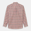 View 5 of product Red and Green Check Linen Blend Weekend Fit Hayne Shirt