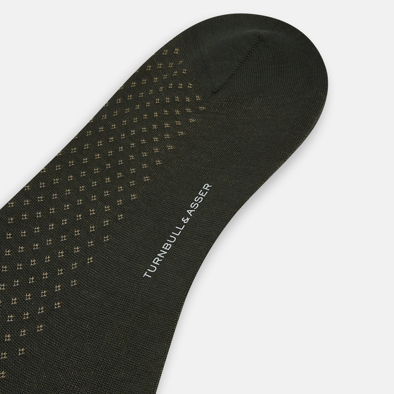 View 3 of product Forest Green Motif Long Socks