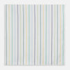 View 3 of product Yellow Multi Double Pinstripe Hand-Rolled Handkerchief