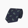 View 2 of product Navy and Forest Green Floating Paisley Silk Tie