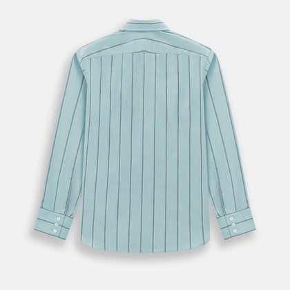 Light Sage Track Stripe Westminster Shirt Image 2