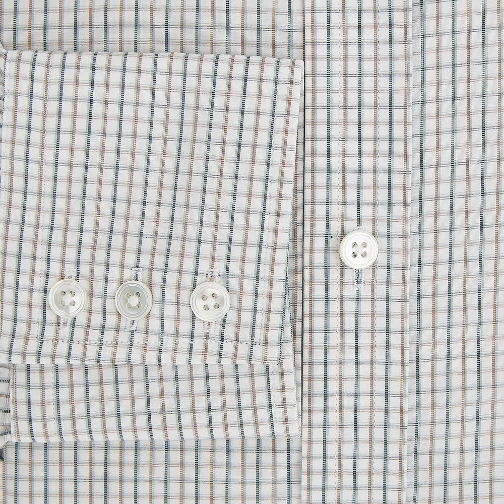 Green and Brown Multi Check Mayfair Shirt