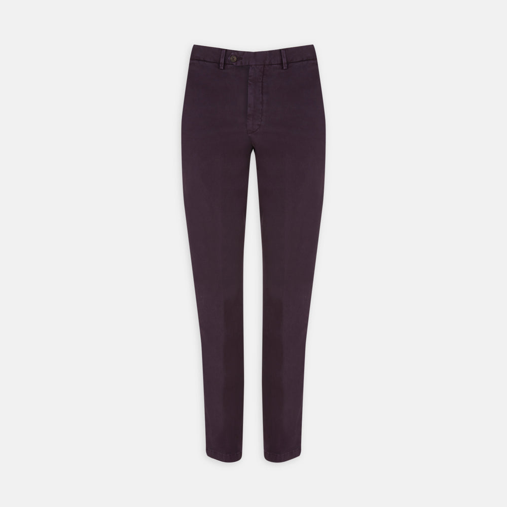 Purple Cotton Trousers