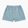 View 3 of product Pale Blue And Green  Multi Check Godfrey Boxer Shorts