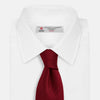 View 2 of product PLAIN HERRINGBONE BURGUNDY TIE