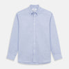 View 1 of product Pale Blue Weekend Fit Hayne Shirt With Dorset Collar And 1-Button Cuffs