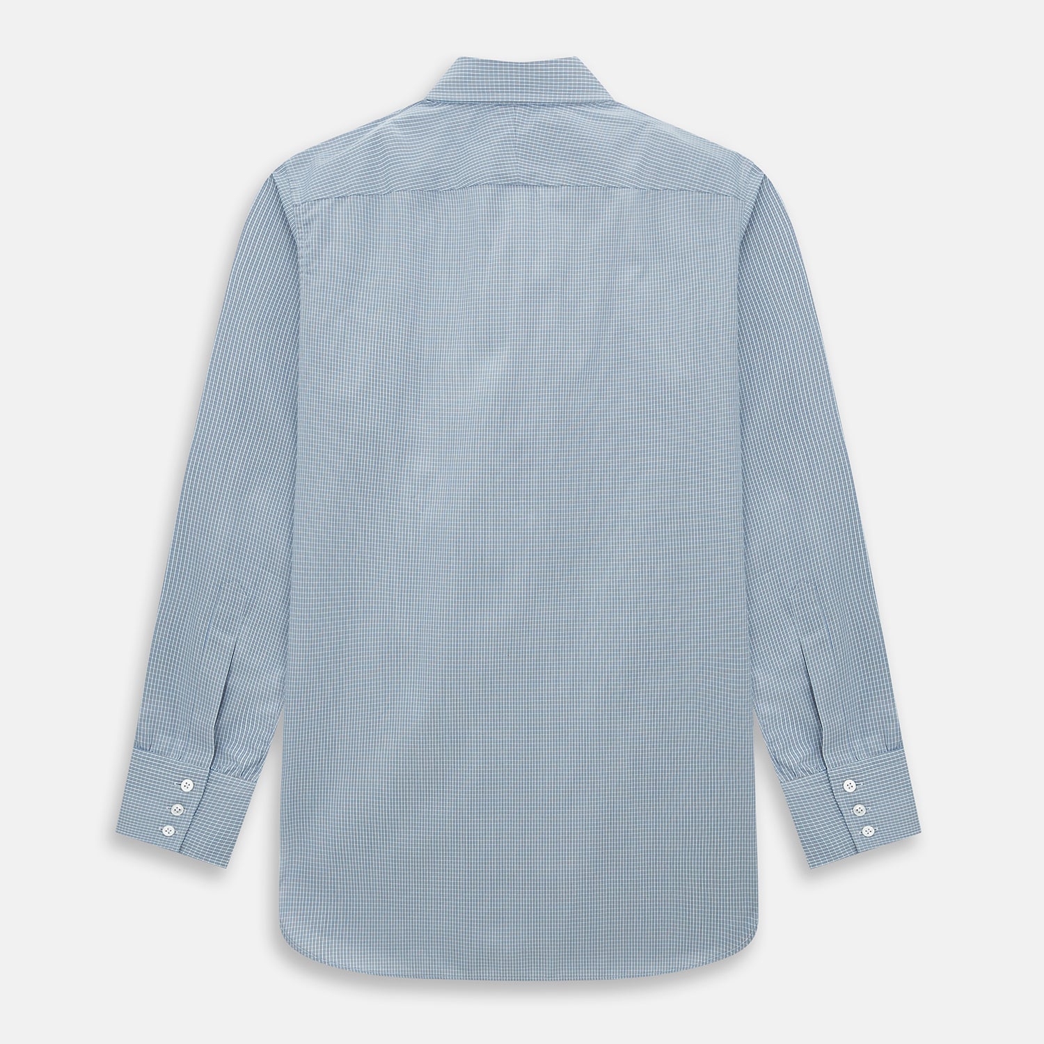 View 3 of product BLUE AND BROWN MICRO SHADOW CHECK WESTMINSTER SHIRT