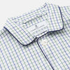 View 2 of product Green and Blue Check Cotton Hyde Pyjama Set