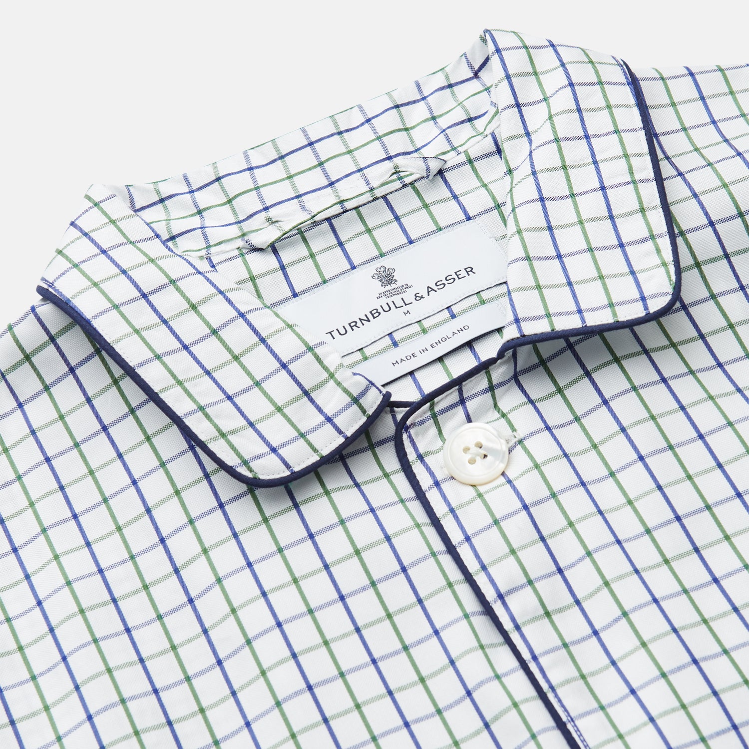 View 2 of product Green and Blue Check Cotton Hyde Pyjama Set