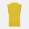 View 3 of product Canary Yellow Fine Merino V-Neck Vest