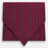 View 1 of product Blue and Burgundy Micro Dot Silk Cravat
