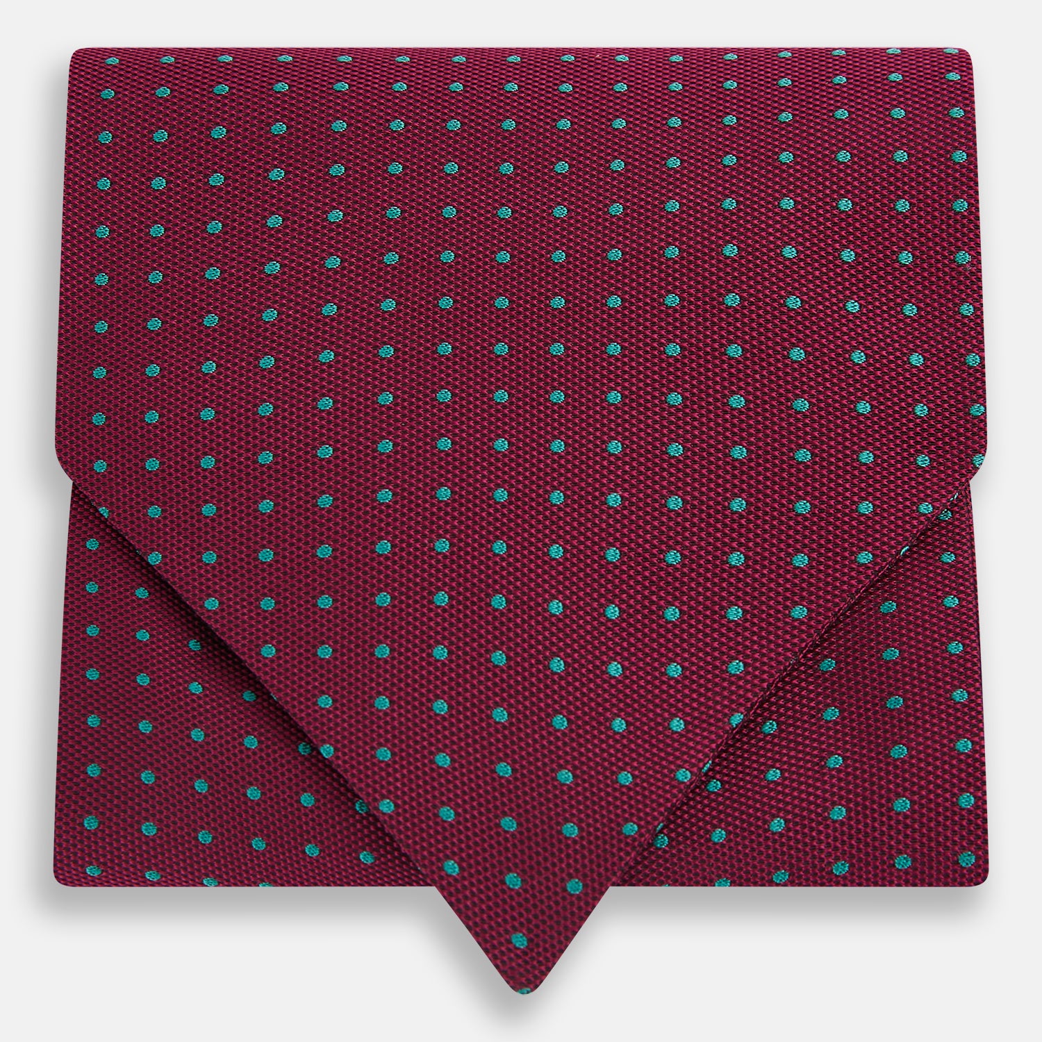View 1 of product Blue and Burgundy Micro Dot Silk Cravat