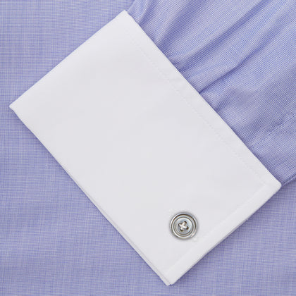 The Wall Street Shirt with White T&A Collar as seen on Gordon Gekko Image 5