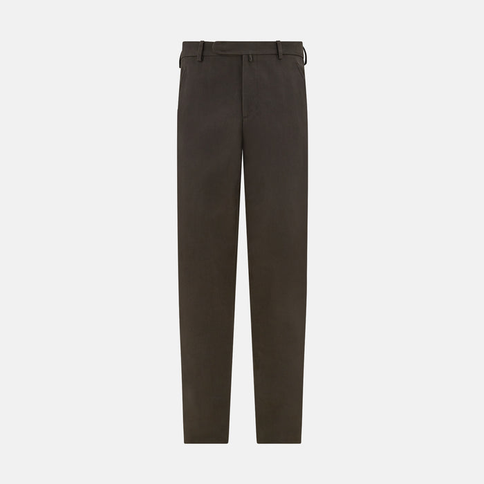 Moss Green Henry B Trousers