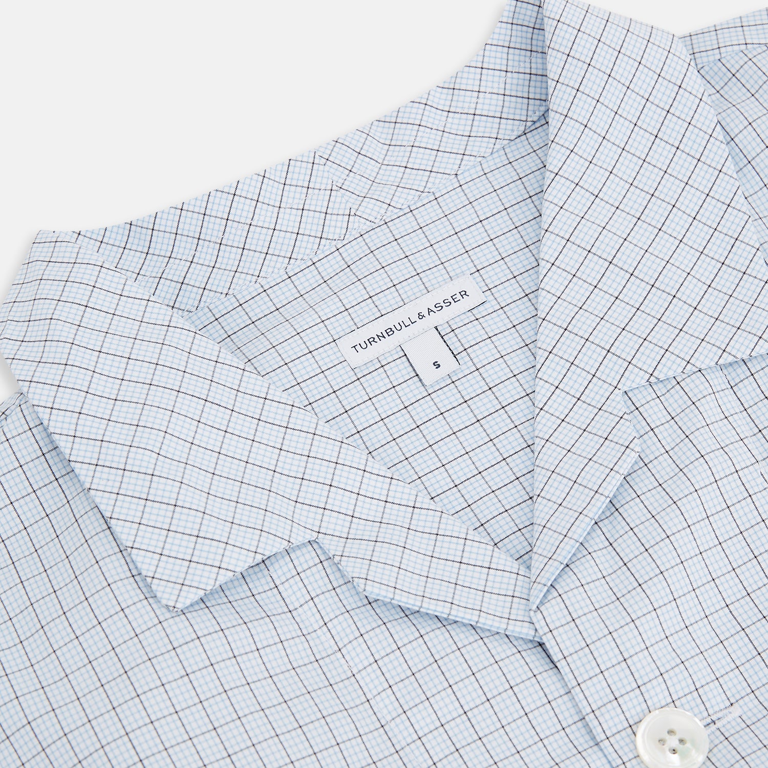 View 2 of product Blue Graph Check Pyjama Shirt