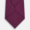 View 3 of product Antique Pink and Green Micro Dot Silk Tie