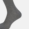 View 4 of product Steel Melange Micro Knit Mid-Length Socks