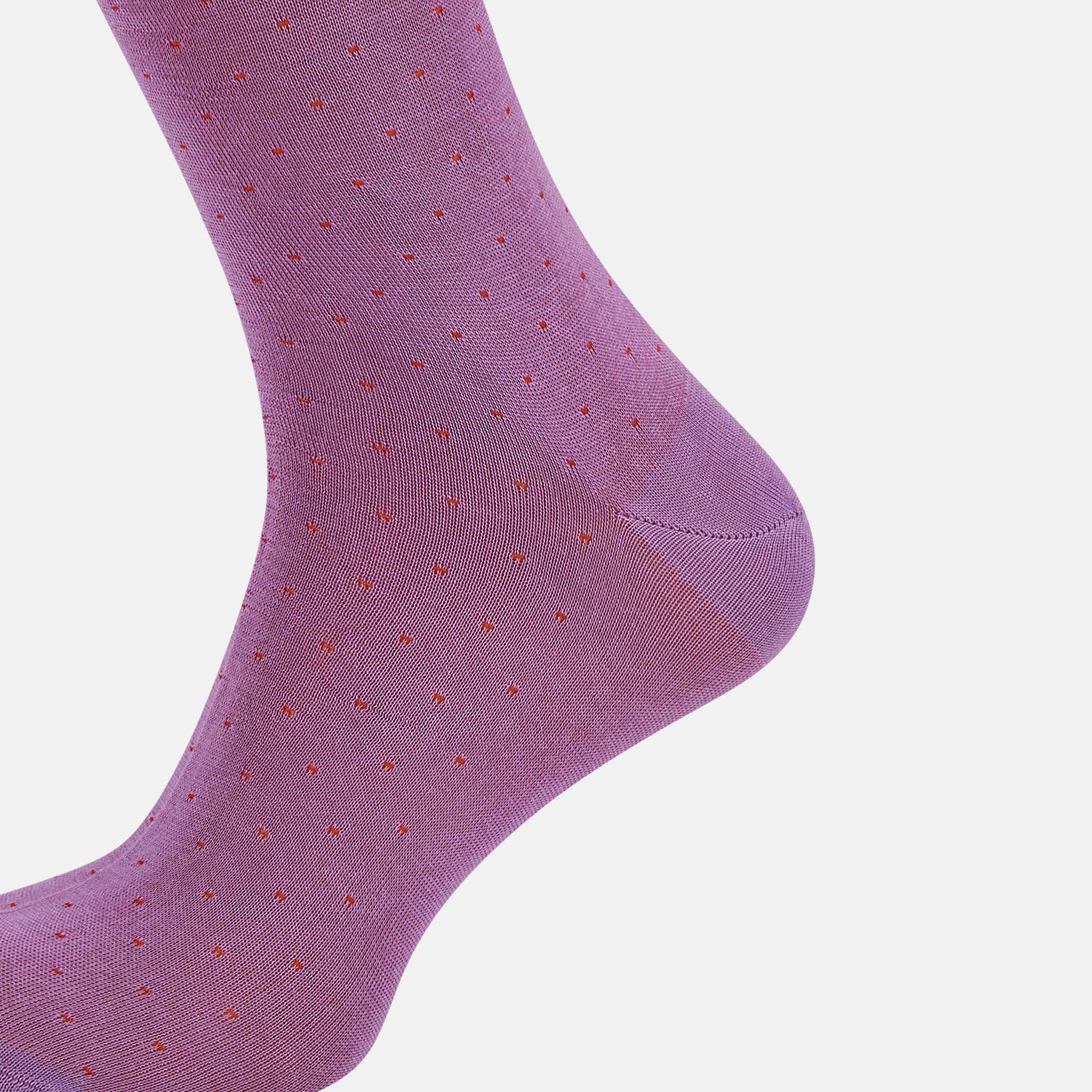 View 4 of product Pink/Red Polka Dot Long Socks