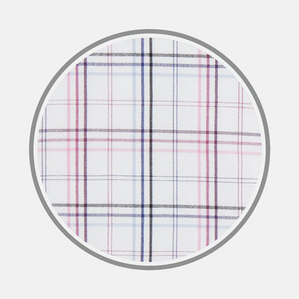 Purple and Blue Multi Check Fabric