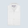 Two-Fold 120 White Shirt with Regent Collar and 3-Button Cuffs