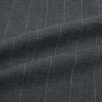 Charcoal Melange Wide Stripe Westminster Shirt Image 7