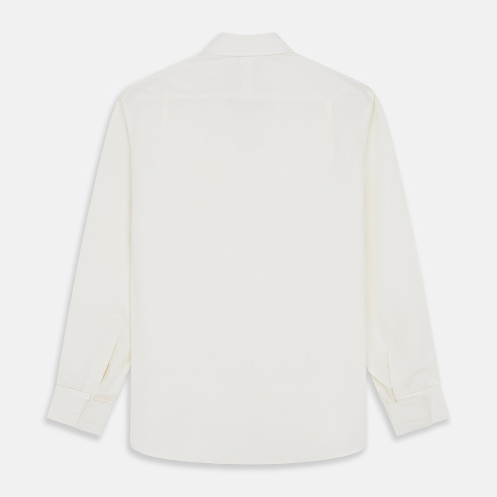 Cream Silk Whitby Shirt