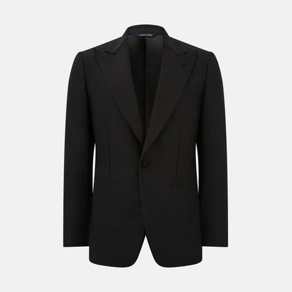 Black Single Breasted Dinner Suit Image 10