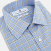 View 2 of product Blue and Yellow Windowpane Mayfair Shirt