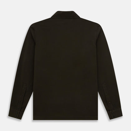 Brown Rugby Polo Shirt Image 2