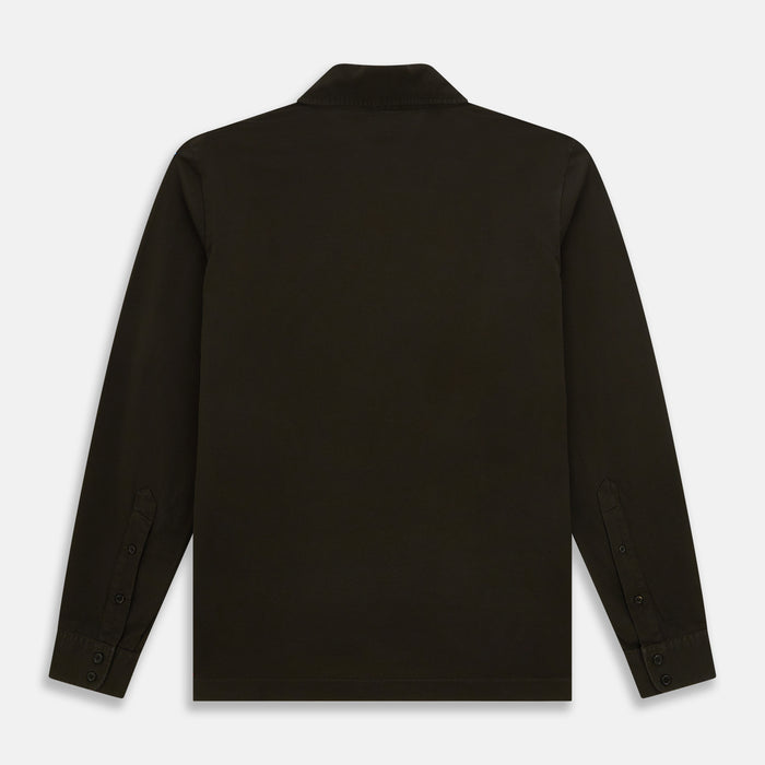 Brown Rugby Polo Shirt Image 2