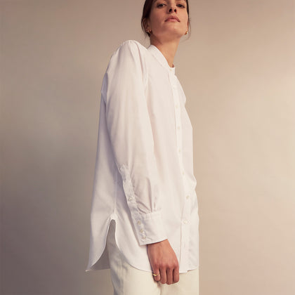 White Cotton Lauren Shirt Image 5