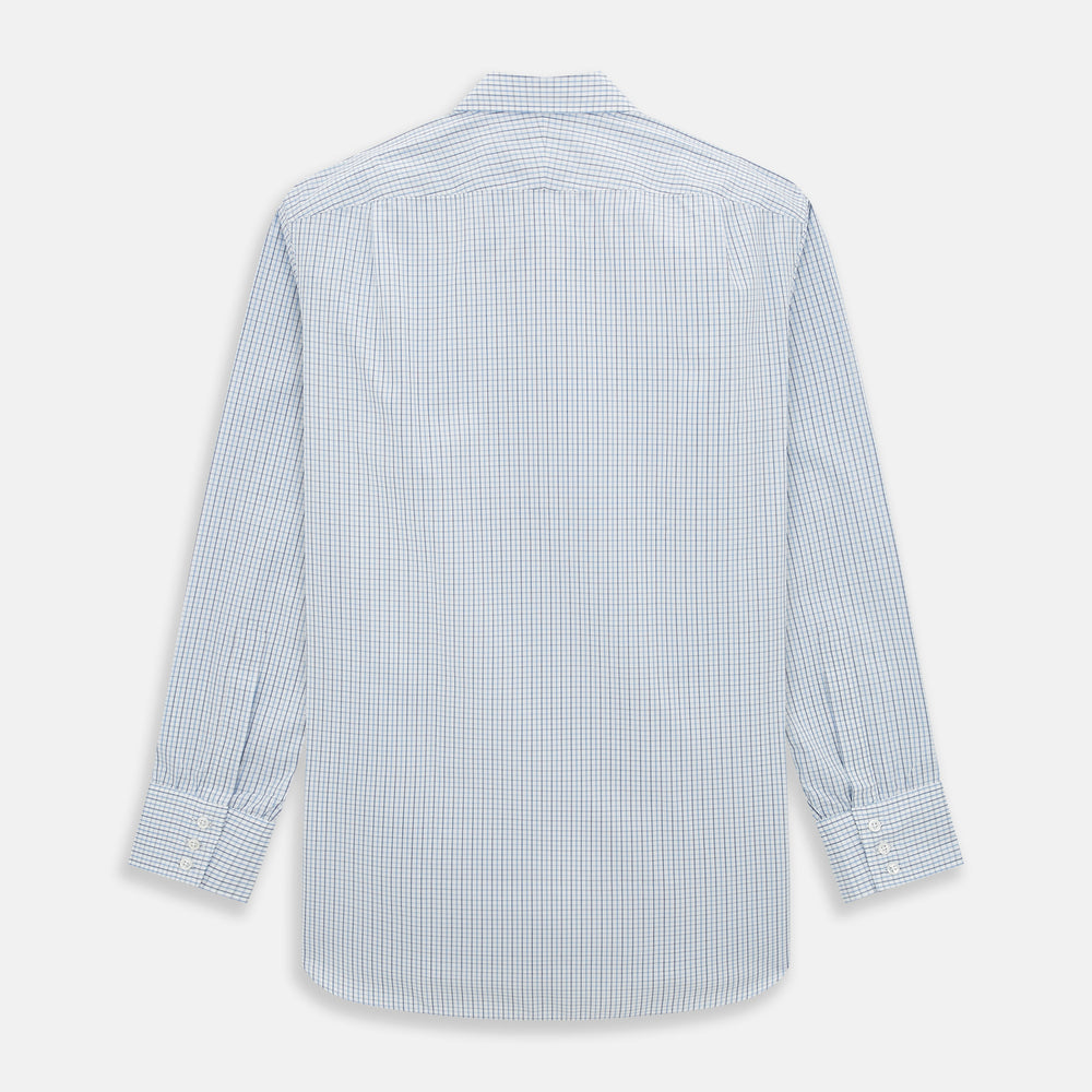Navy and Blue Multi Check Mayfair Shirt