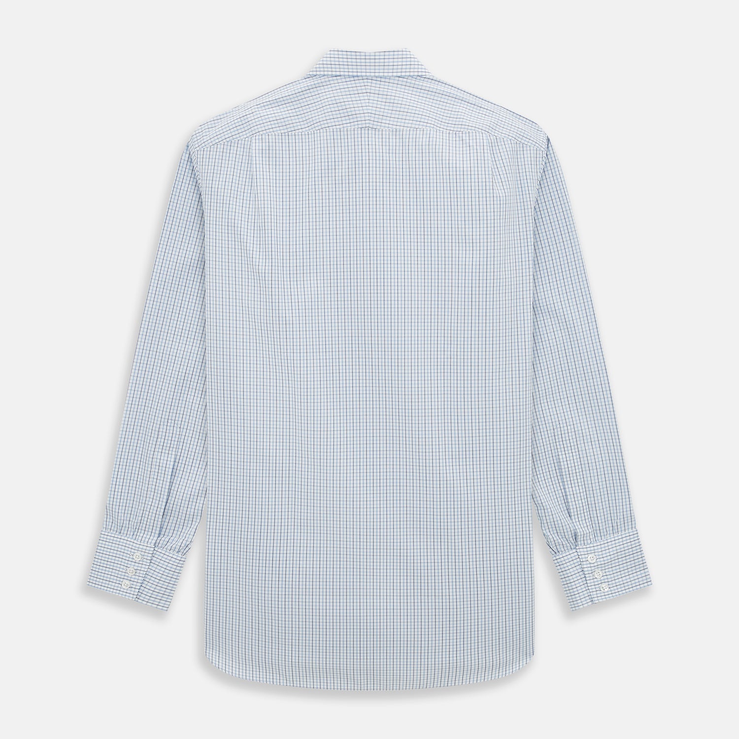 View 3 of product Navy and Blue Multi Check Mayfair Shirt