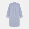 View 5 of product Blue and Navy Halo Stripe Cotton Sussex Nightshirt