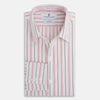 View 5 of product Red Multi Pencil Stripe Windsor Shirt